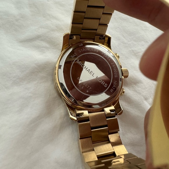 Michael Kors Runway Chronograph Stainless Steel Watch - Gold - Picture 2 of 5